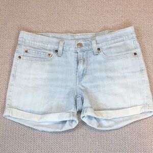 Levi Strauss Light Wash Blue Jean Shorts